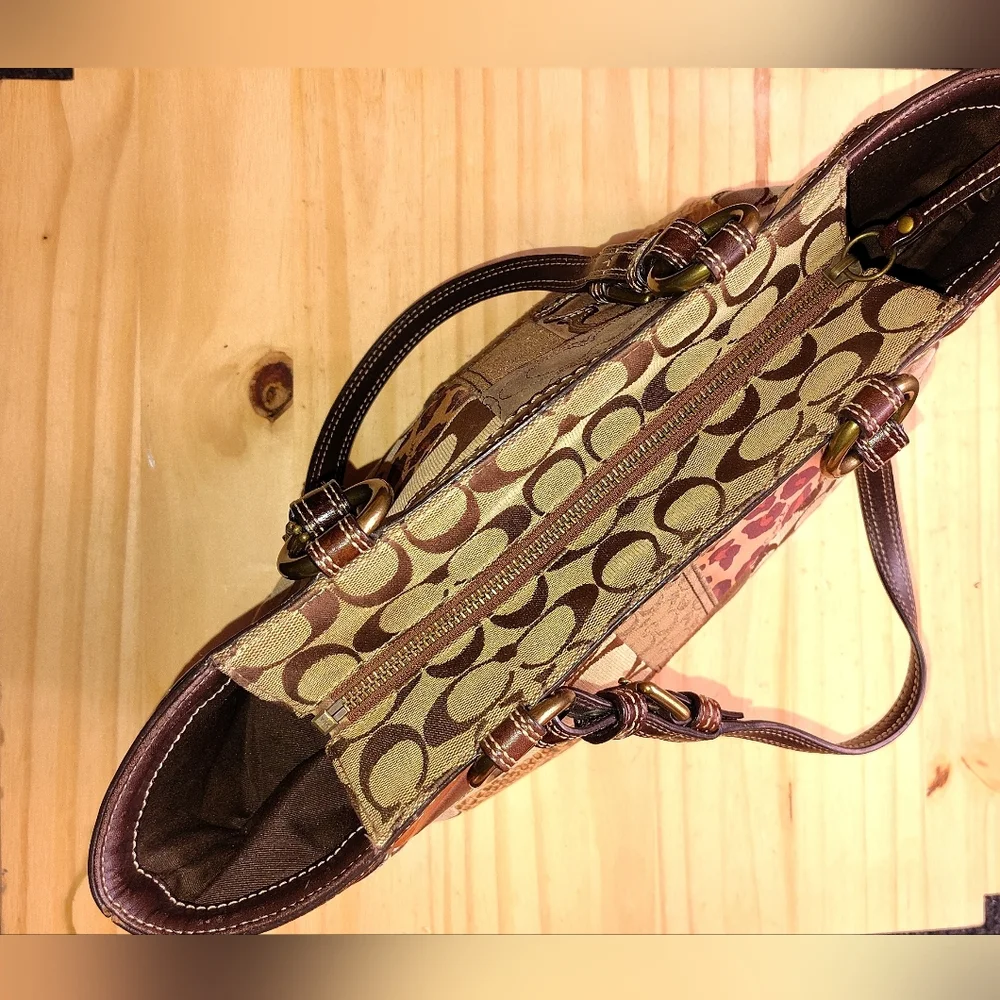 2008 Coach Patchwork Tote in Brown Tones - Picture 8 of 14